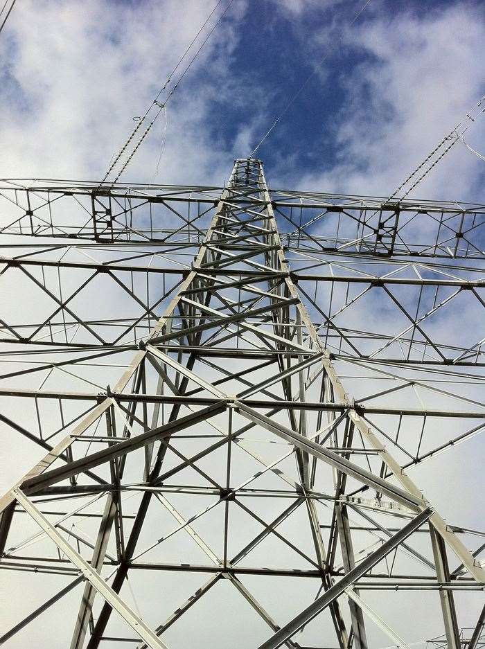 The 'super pylons' will be around 57m high.
