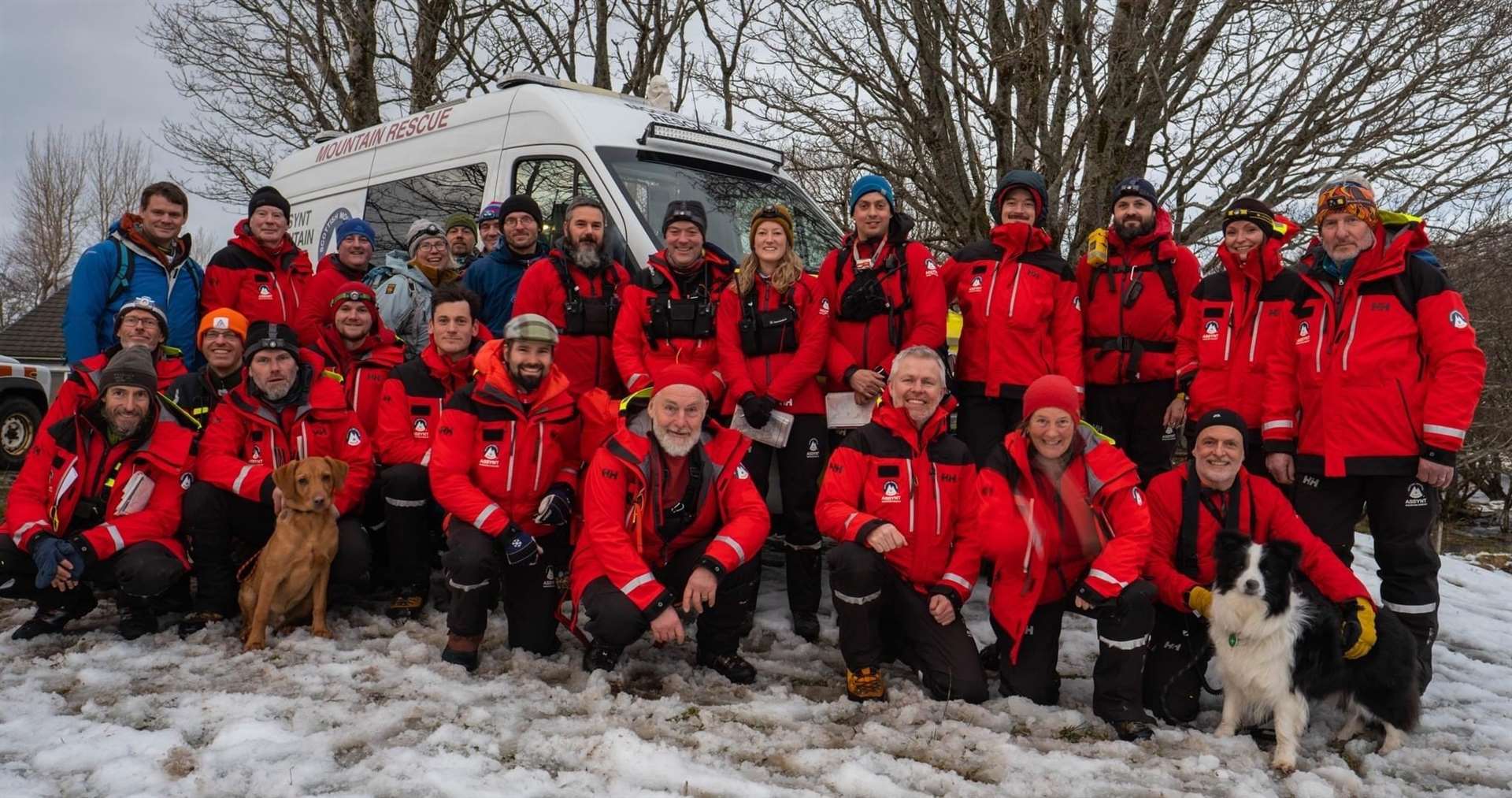 The Assynt Mountain Rescue Team.