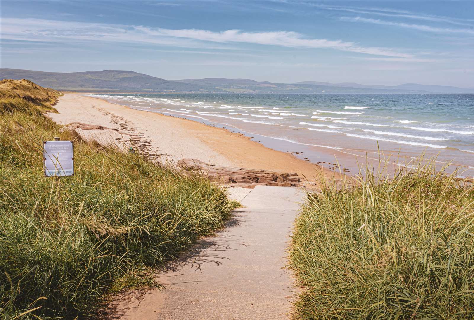 Embo beach was one of nine beaches named in the top fifty UK beaches.