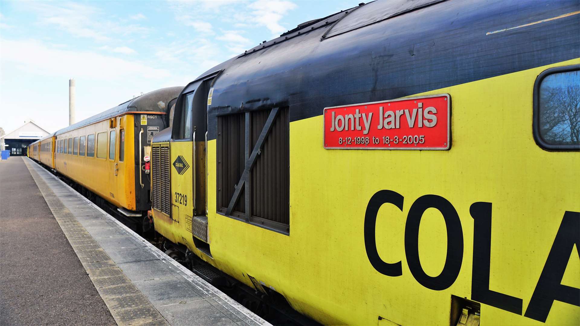 The Jonty Jarvis locomotive is named after a 6-year-old boy who died of meningitis. Picture: DGS