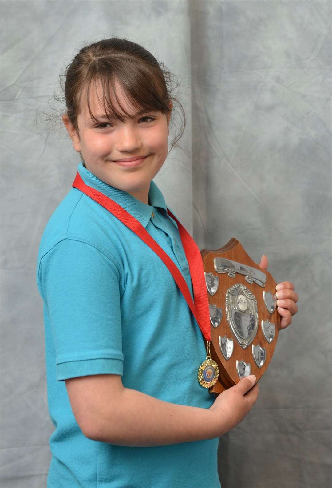 Esther Spratt of Strathy, winner of the girls' solo singing. Picture: Jim A Johnston