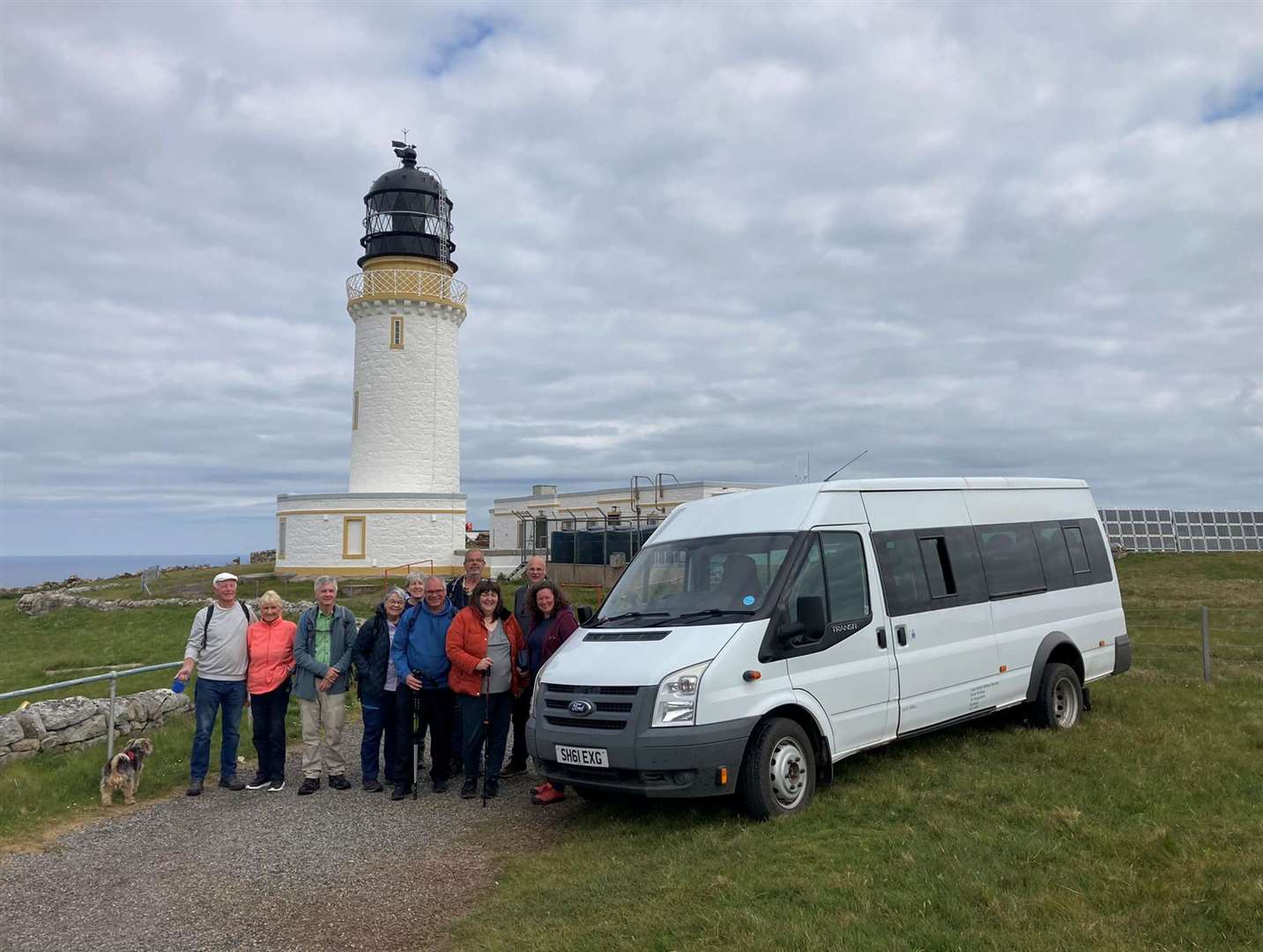 The mini-bus service takes visitors to Cape Wrath lighthouse.