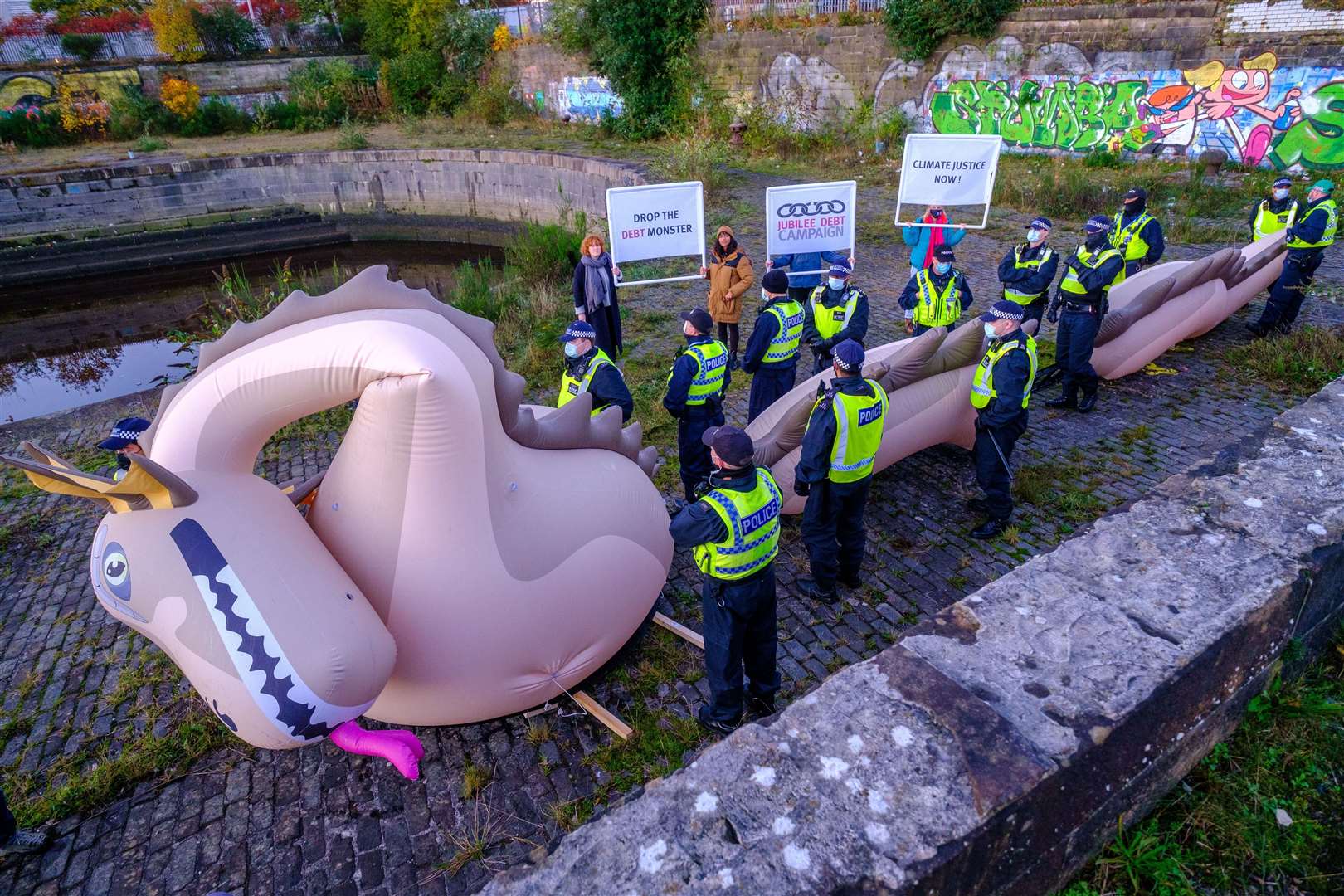 WATCH: Loch Ness Monster 'Nessie' seized by Police Scotland at COP26 in  Glasgow