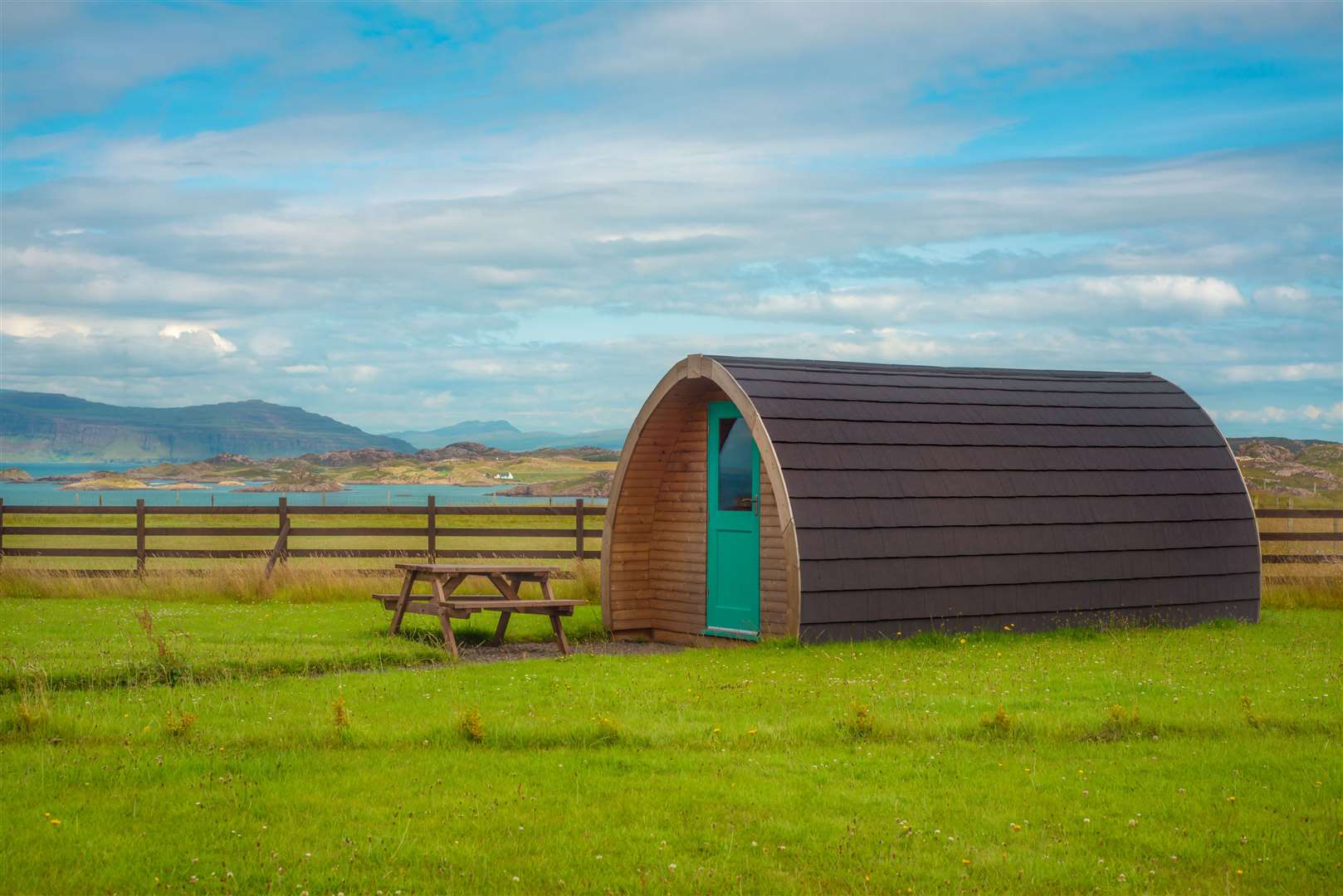 This is an example of a typical glamping pod. Since tourism route North Coast 500 was established, glamping pods have sprung up across Sutherland. Picture: Adobe Stock Images