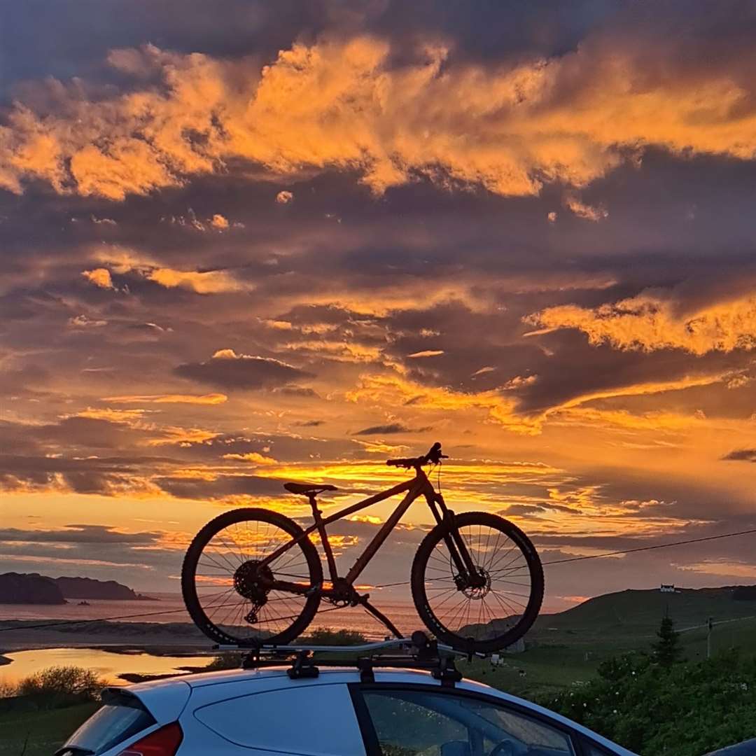 It's not just at Sandwood Bay that you can see a glorious sunset. George Macintosh, Bettyhill, took this stunning image looking over Torrisdale Bay.