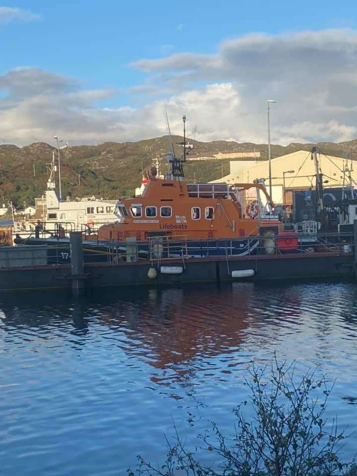 Lochinver lifeboat.