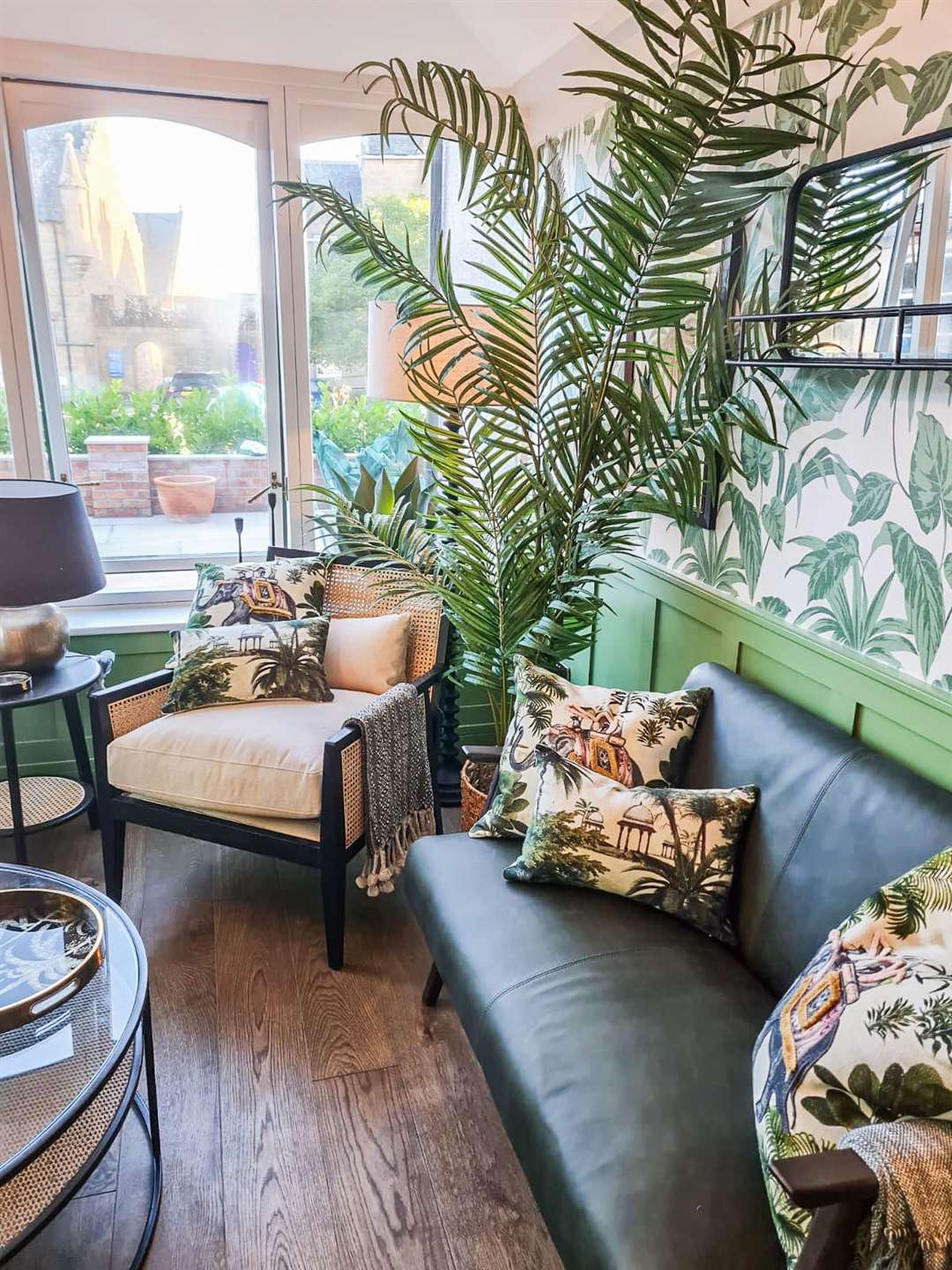 The conservatory overlooks the rear of the property with its formerly laid garden and terrace, complete with outdoor furniture for enjoying the long summer days right in the heart of town.
