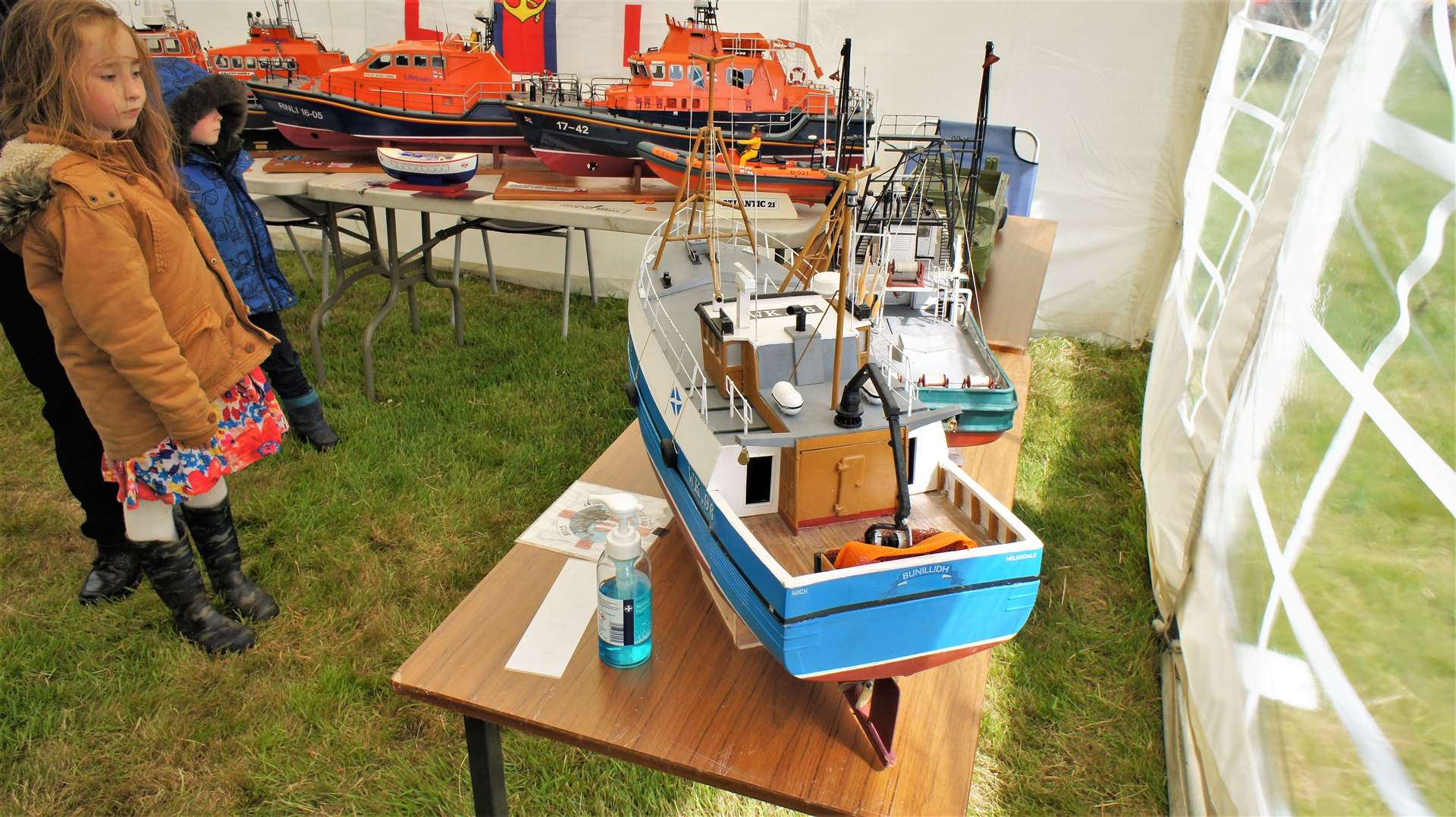 Model boat display. Picture: DGS