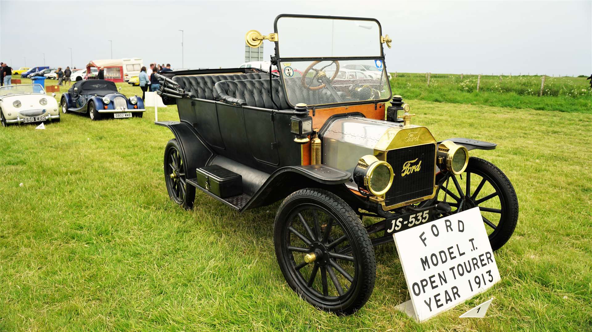 The earliest dated car at the event was this well-polished 1913 Ford Model T owner by GNR Sutherland from Edderton. . Picture: DGS
