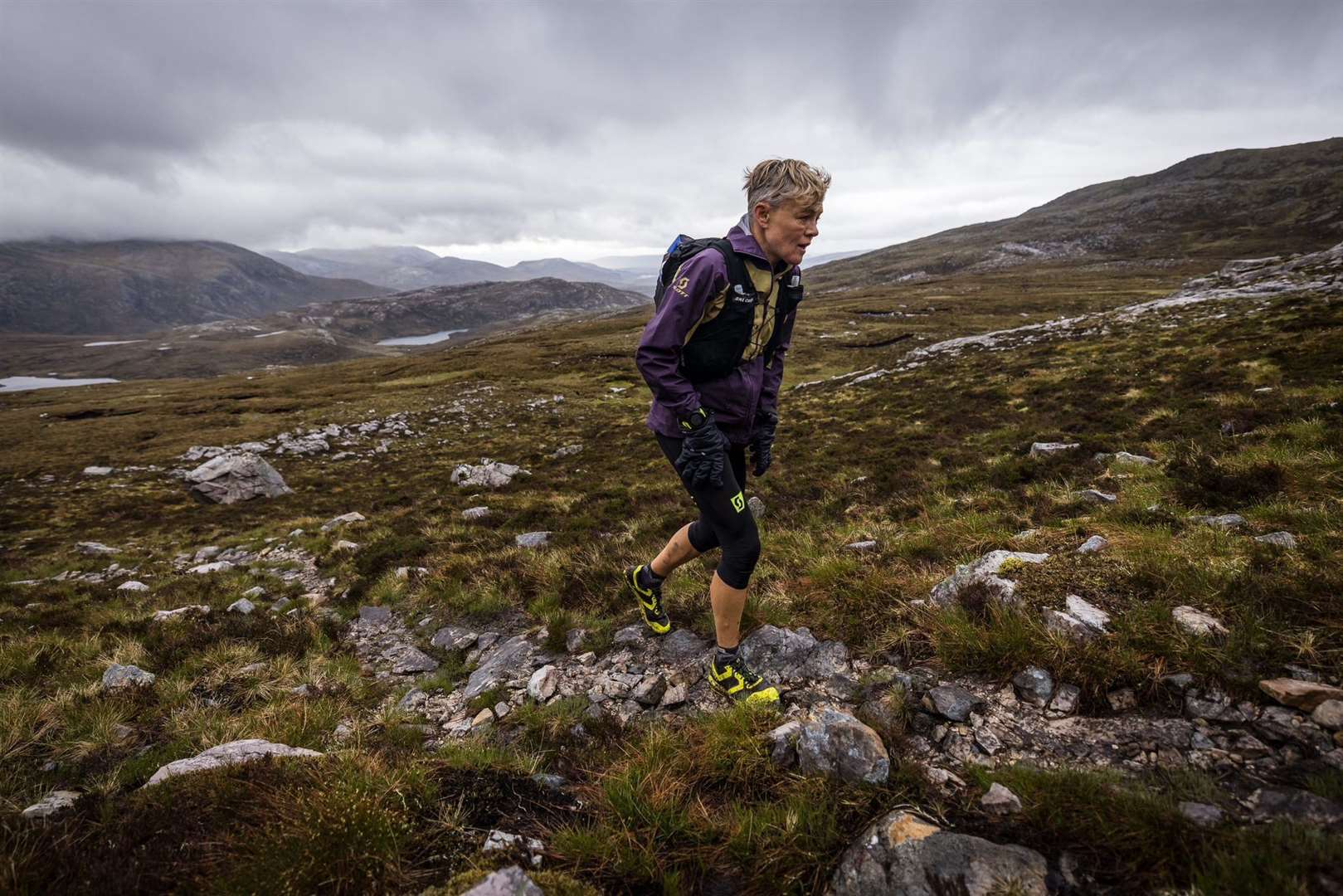 Jo Meek dug in on day seven of the Cape Wrath Ultra 2023. Picture: ©Cape Wrath Ultra® | No Limits Photography