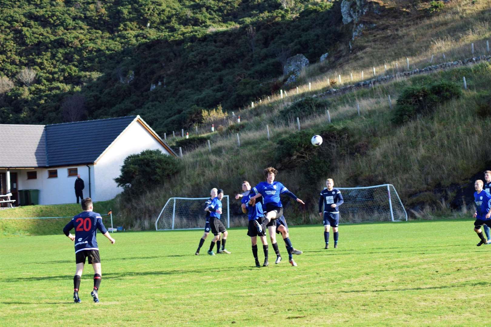 Scourie played their first match at Achlochan Park. Picture: Sandy Stephen