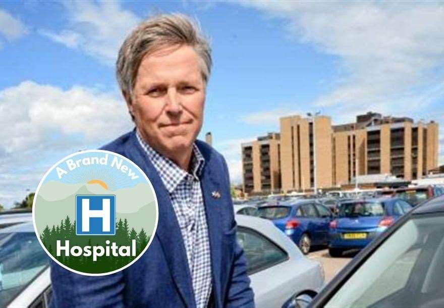 MSP Edward Mountain is campaigning for a replacement to Raigmore Hospital.