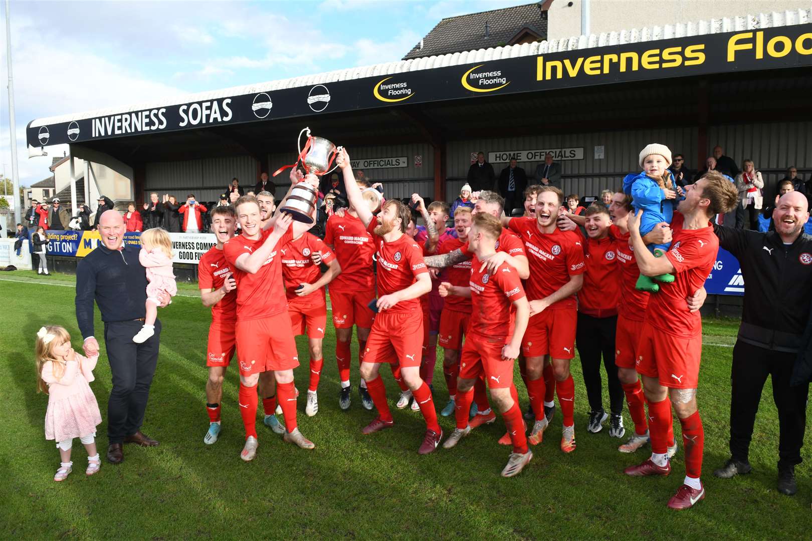 Brora win the North of Scotland Cup Final. Picture: James Mackenzie.