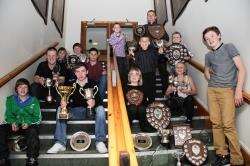 Prizewinners at the Kart Club's annual awards held at Brora Golf Club.