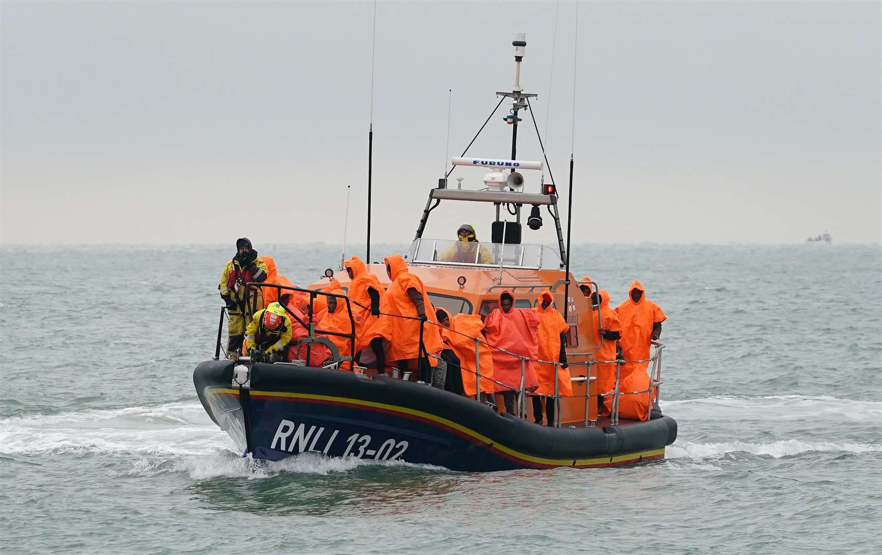 More than 44,000 people have crossed the Channel so far this year (Gareth Fuller/PA)