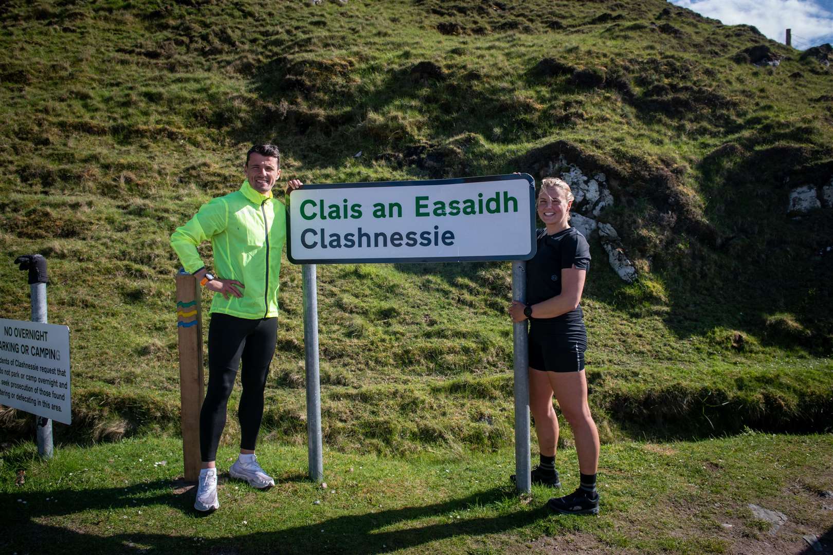Steven Mackay's NC500 Challenge for MFR Cash for Kids charity during day five between Durness to Clashnessie section. Picture: Callum Mackay
