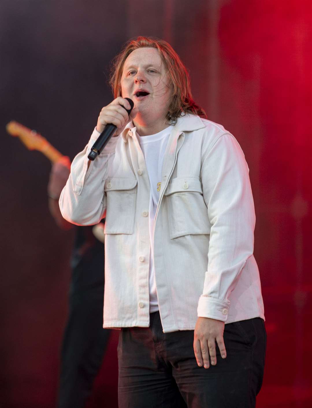 Lewis Capaldi performed at the well-attended festival (PA)