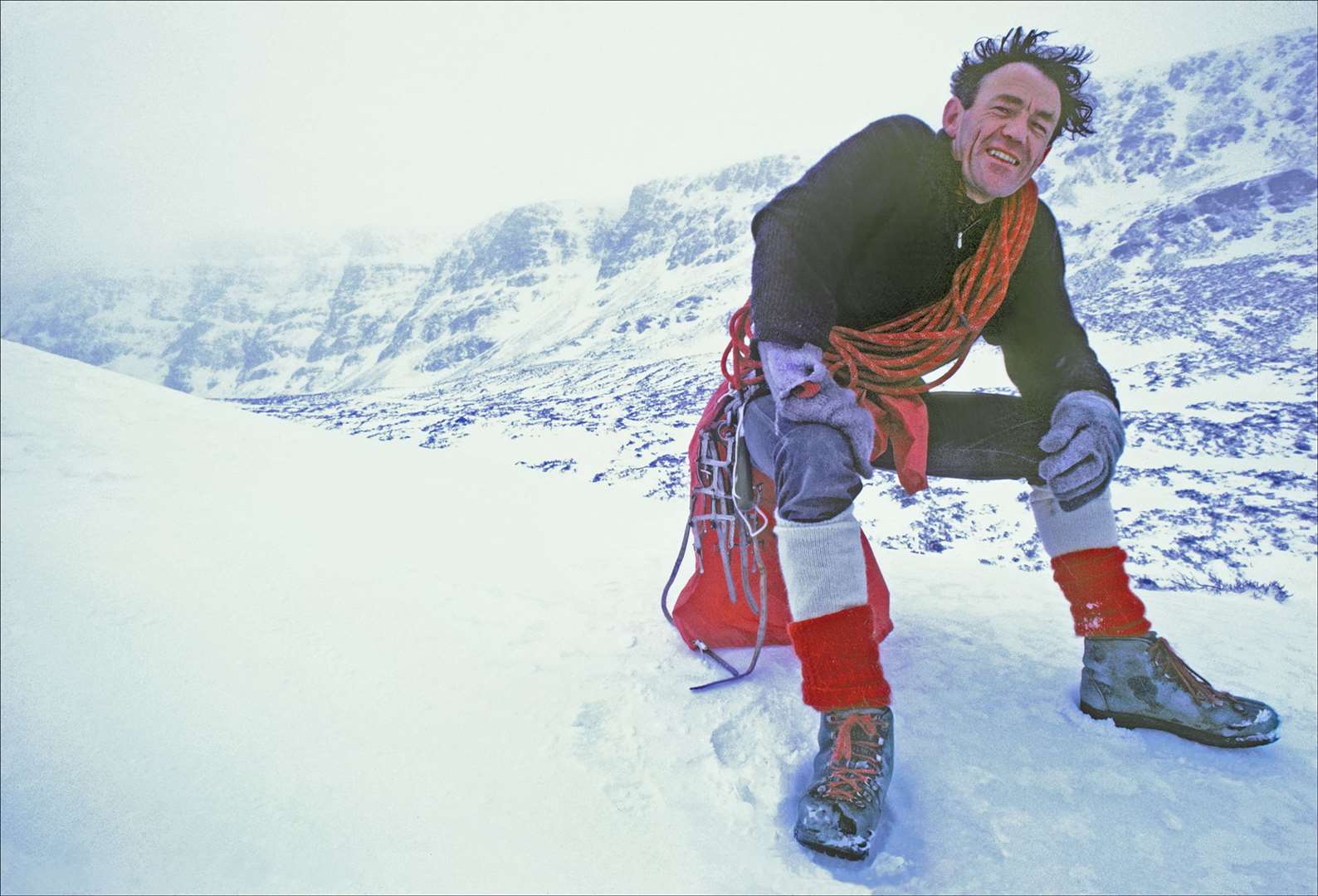 Dr Tom Patey below the crags of Beinn Dearg, Ross-shire, in 1969. Picture: John Cleare/Mountain Camera Picture Library