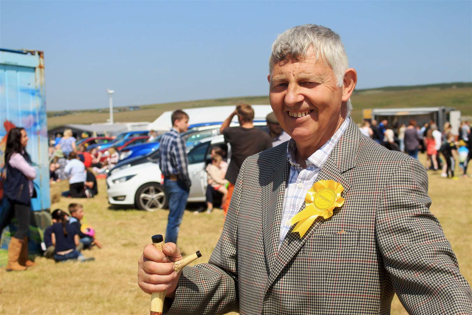 Raymond Gunn, president of Latheron Agricultural Society. Picture: Alan Hendry