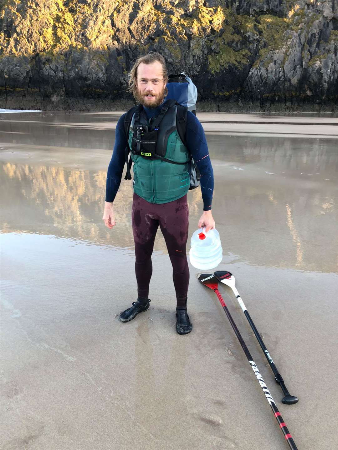Charlie Head is currently paddling around Scotland solo and unsupported. Picture: Donald Morrison