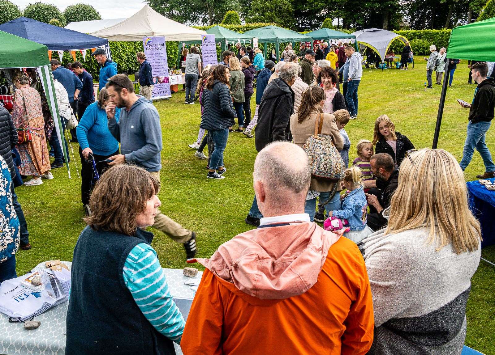 More than 400 people turned up to enjoy a programme of entertainment, along with stalls. Picture: East Sutehrland Camera Club