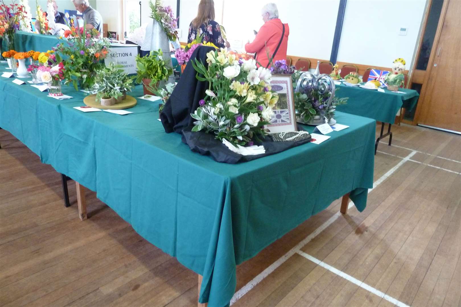 Colourful displays at Reay Garden Club's 2022 show.