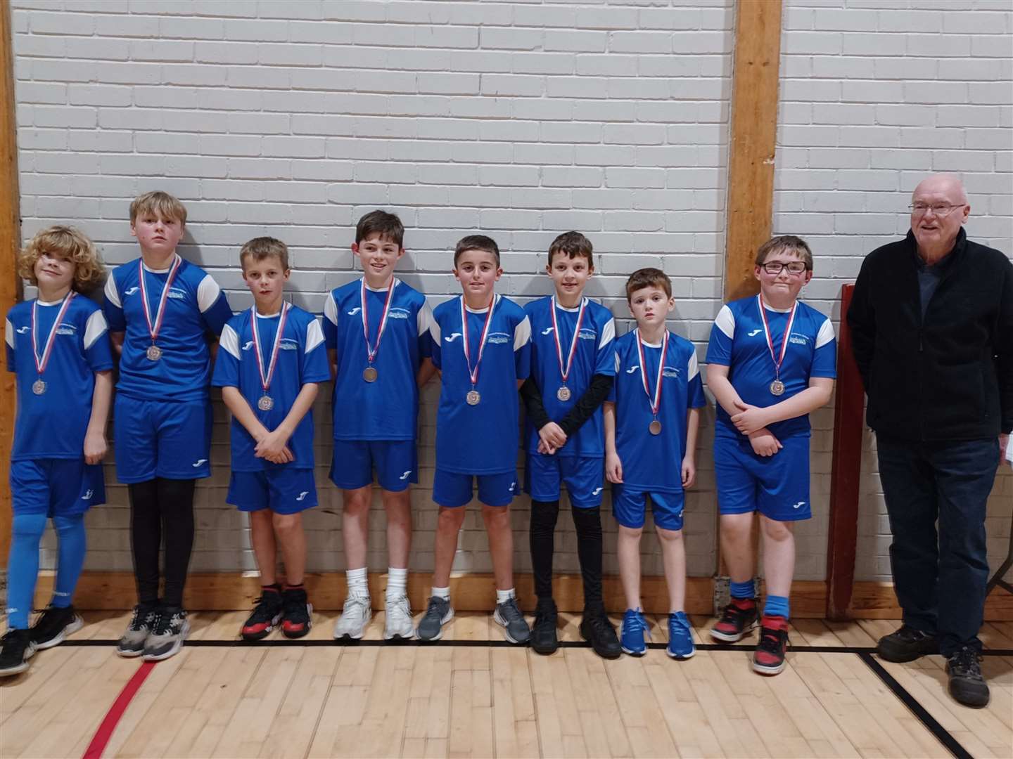 Dornoch Primary School boys' team were runners-up in the Big Schools category.