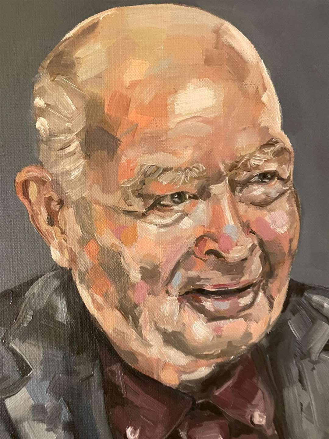 A portrait of David O'Brien by his granddaughter, Anna.