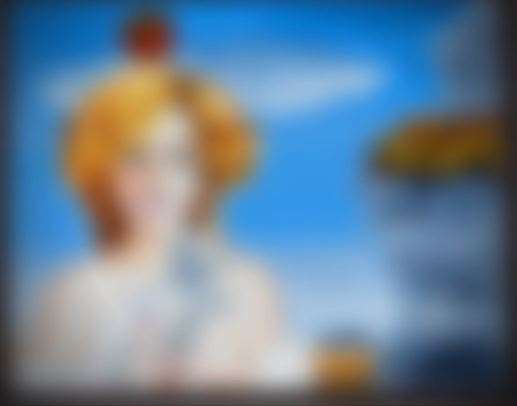 A trailer which shows a deliberately blurred image of the portrait has been released ahead of Sunday's exhibition.
