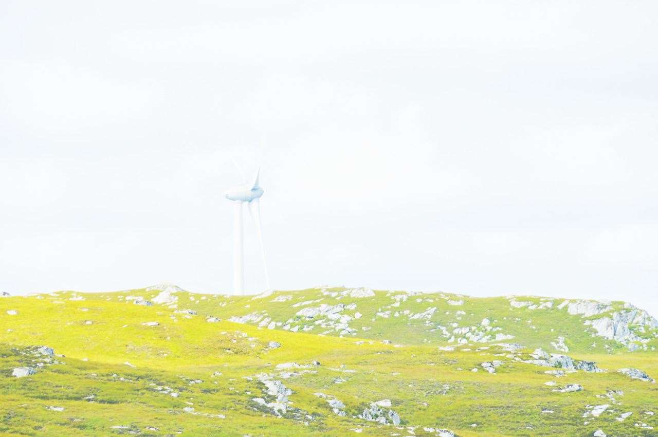 The existing Bettyhill Wind Farm has two operational turbines.