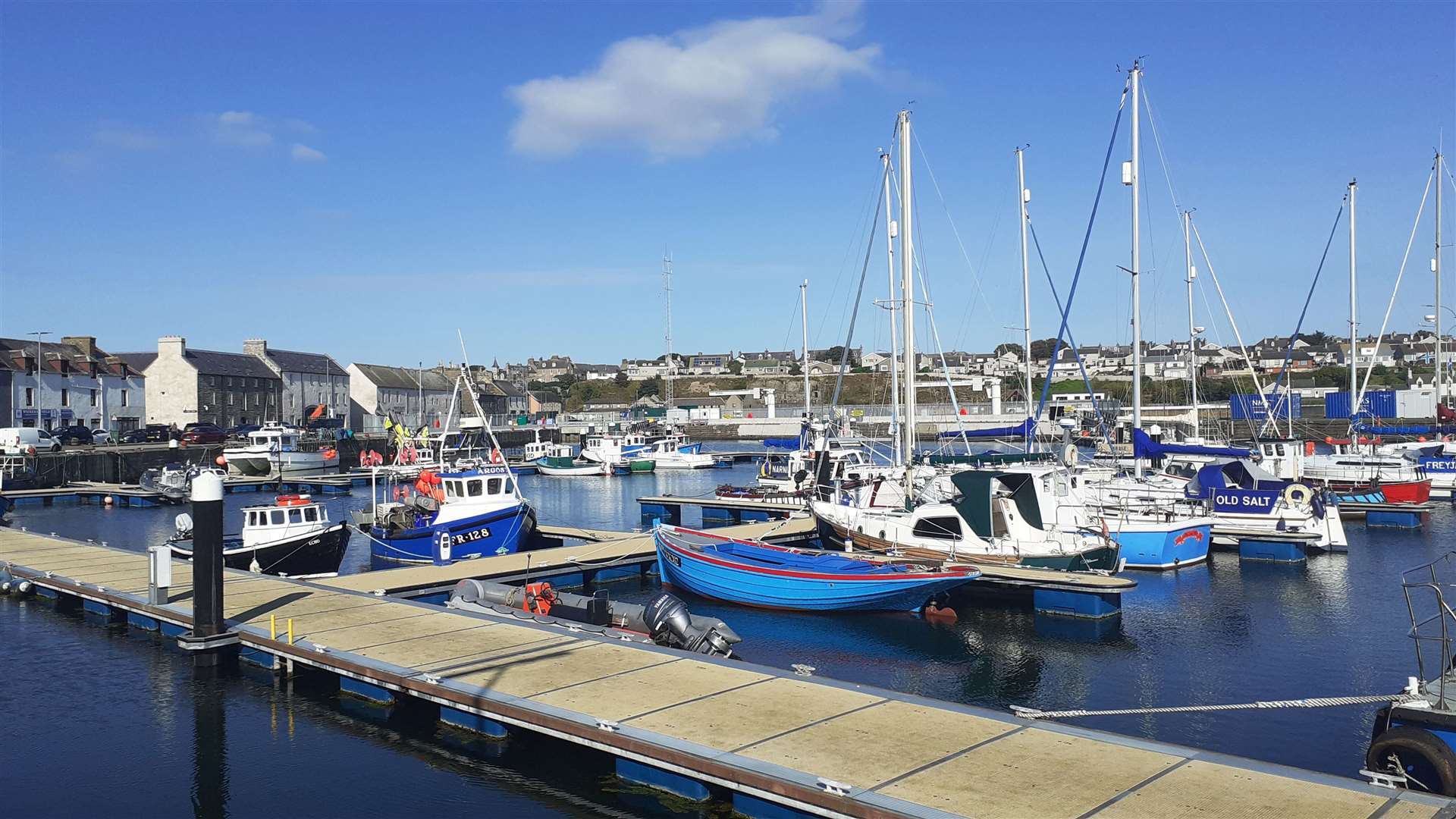 Fishing boats at Wick are among those which must be registered.