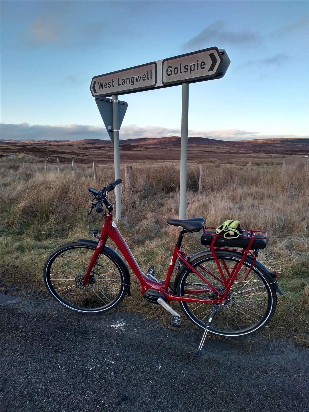 Two of Golspie Bothy's bikes are step-through which makes mounting and dismounting easier.