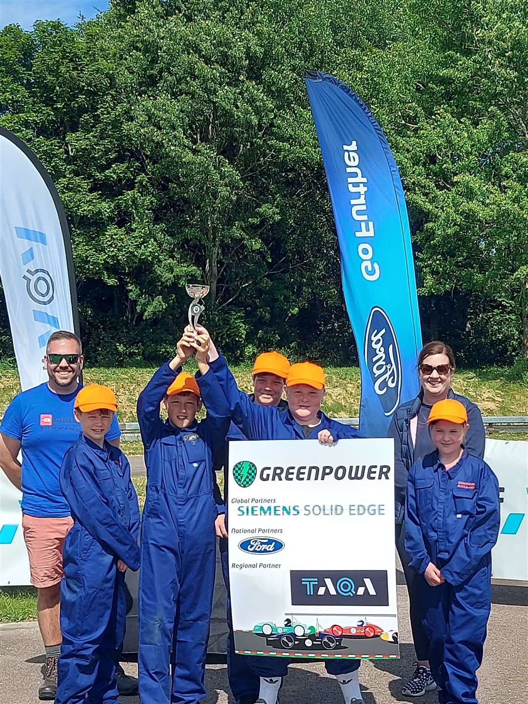 The team were named as overall champions after taking first place in the drag, slalom and spring races.