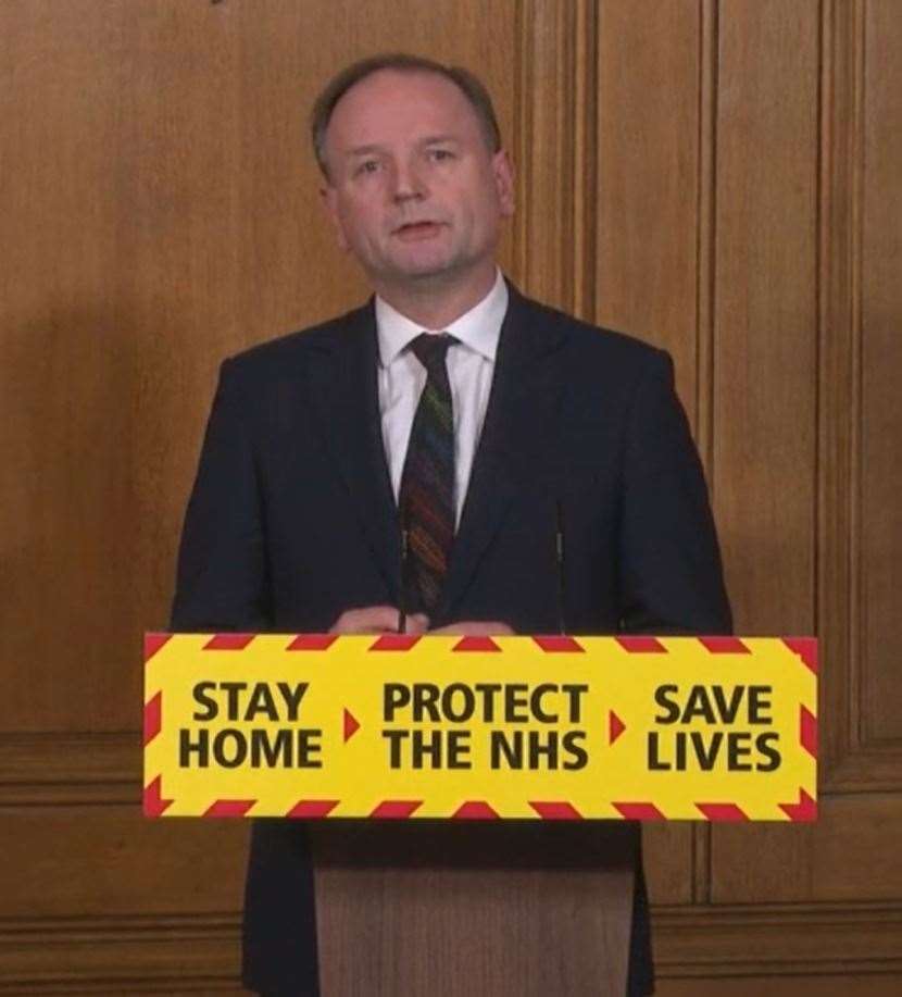 Sir Simon Stevens is to step down as NHS England chief executive in July (PA Video/PA)