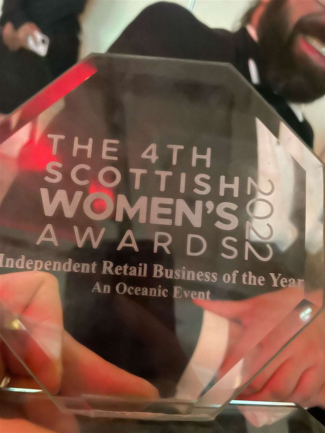 The award won by the Store Cafe, Bettyhill.