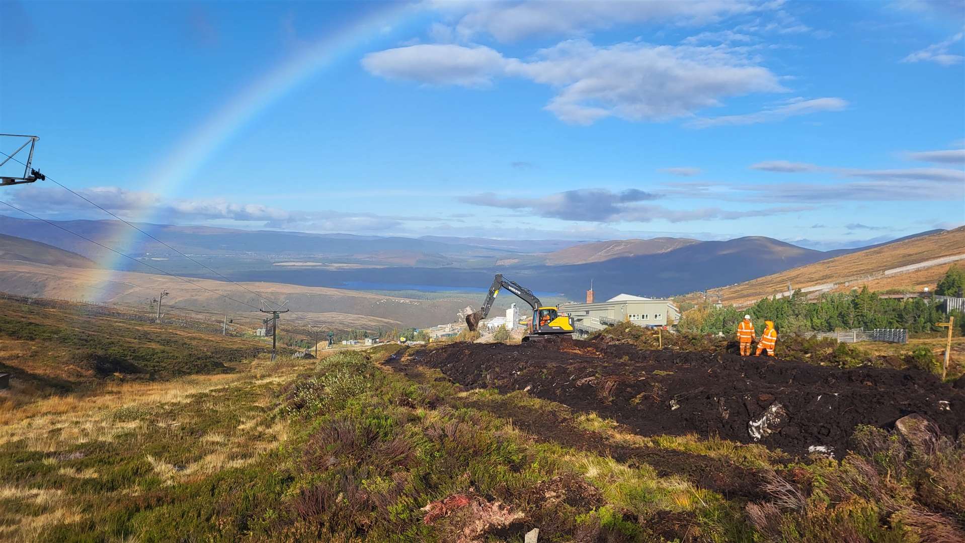 Work has started on installing new uplift at Cairngorm Mountain which will serve both snowsports and mountain biking.