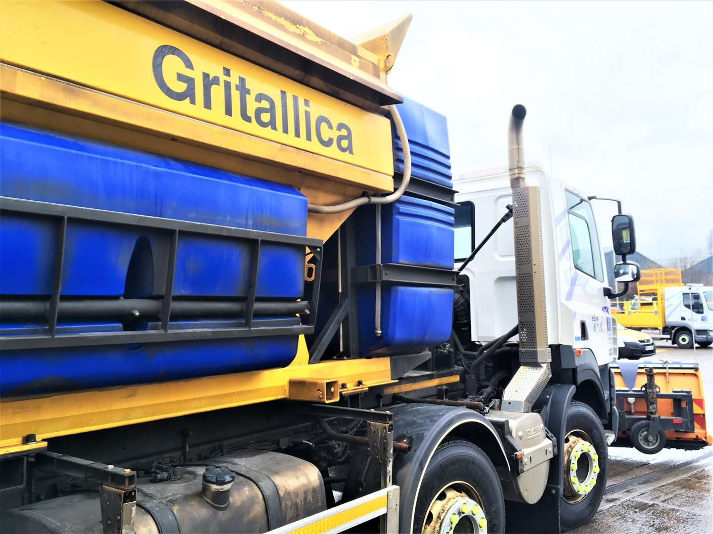 Gritallica is ready for tackling the wintry roads in Caithness.