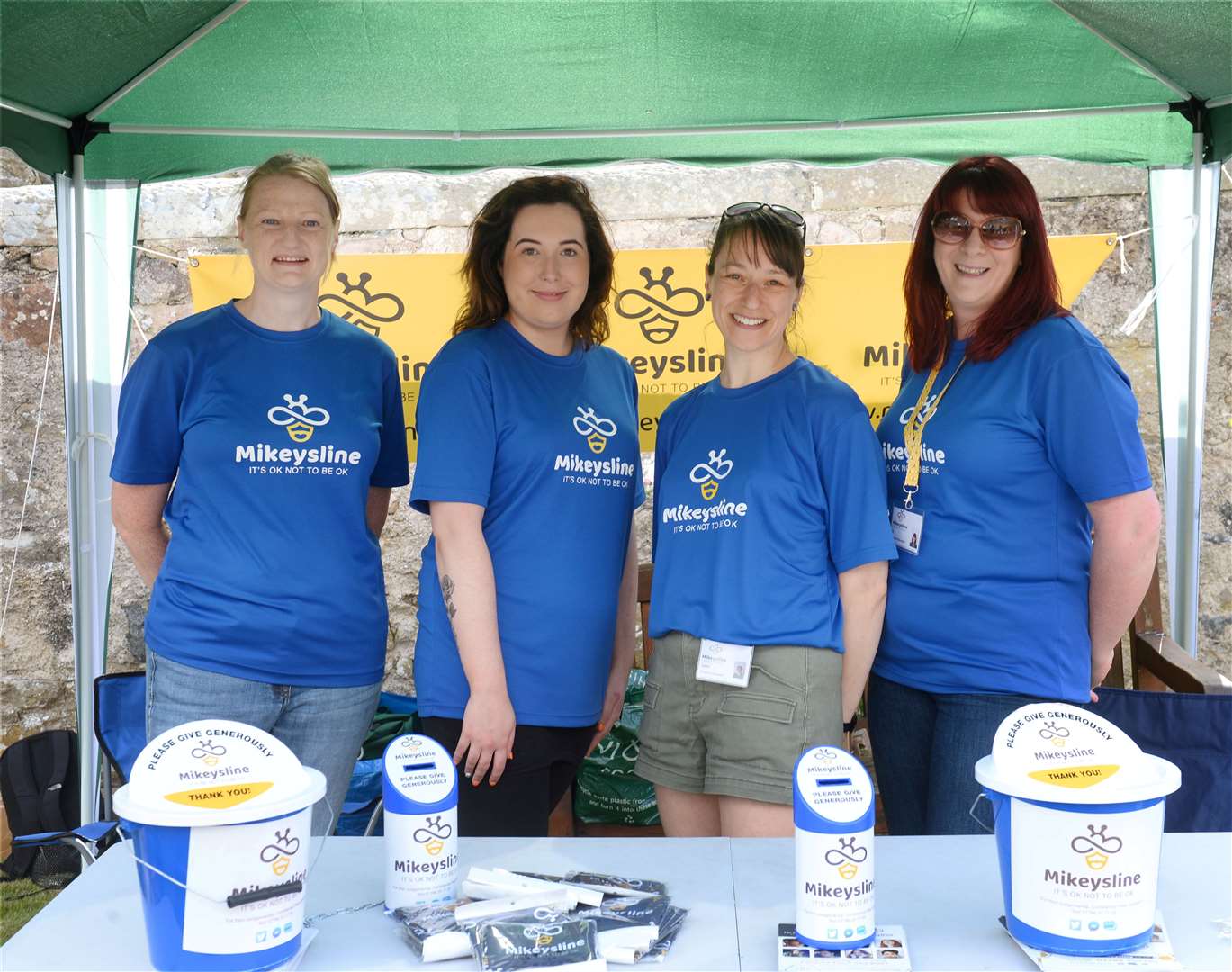 At a previous Easter Ross community market in Tain, Mikeysline volunteers helped to raise awareness and funds for the charity, which is now consulting on how it can improve services in the area. Picture: Gary Anthony