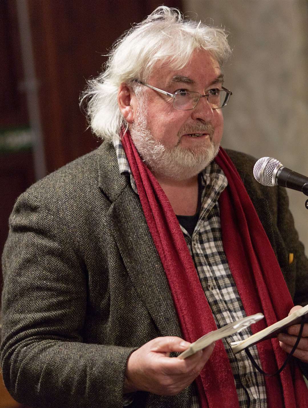 George Gunn's new poetry collection will be launched at Lyth Arts Centre. Pic by Fergus Mather