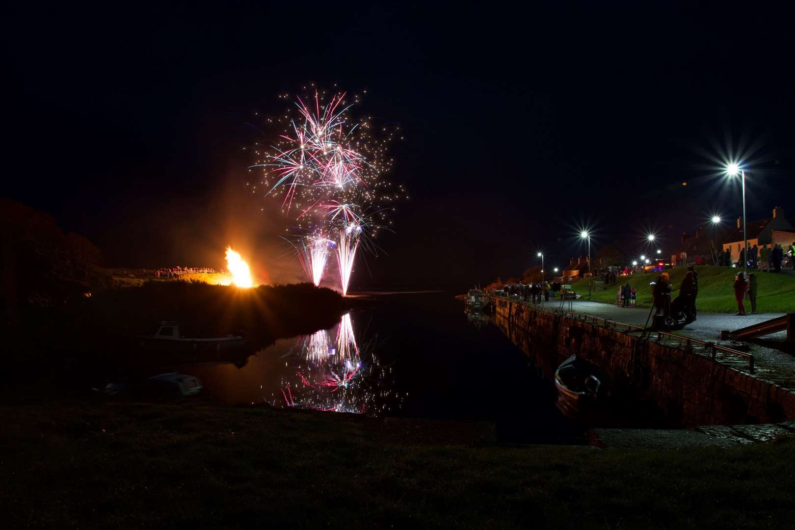 "Muted" fireworks were trialled this year and worked well. Picture: Isabel Nelson/Rapson Photography