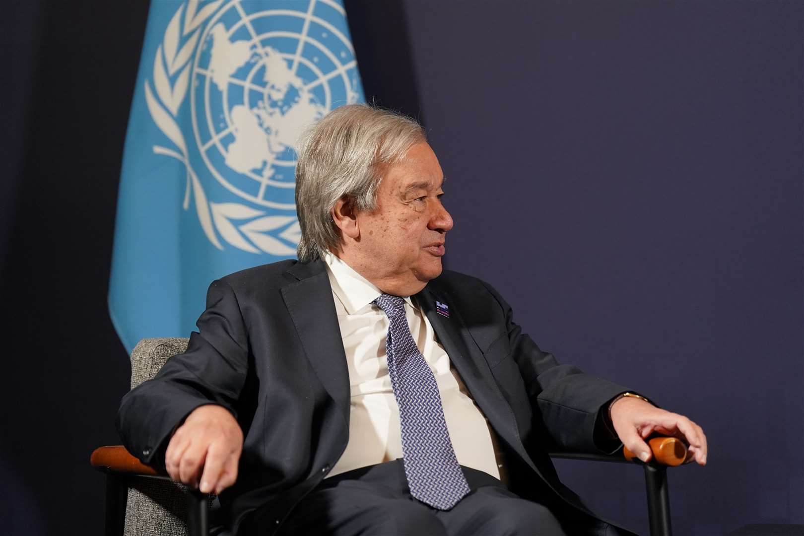 UN secretary general Antonio Guterres (Joe Giddens/PA)