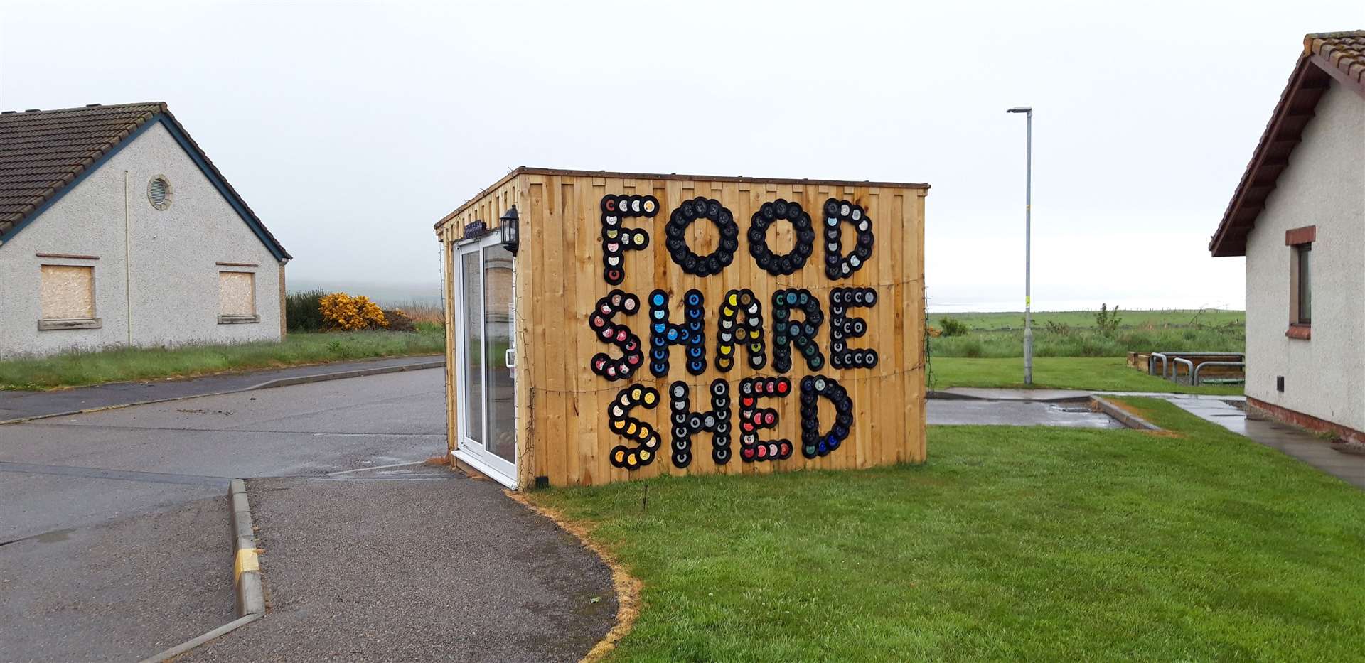The Food Share Shed at Brora.