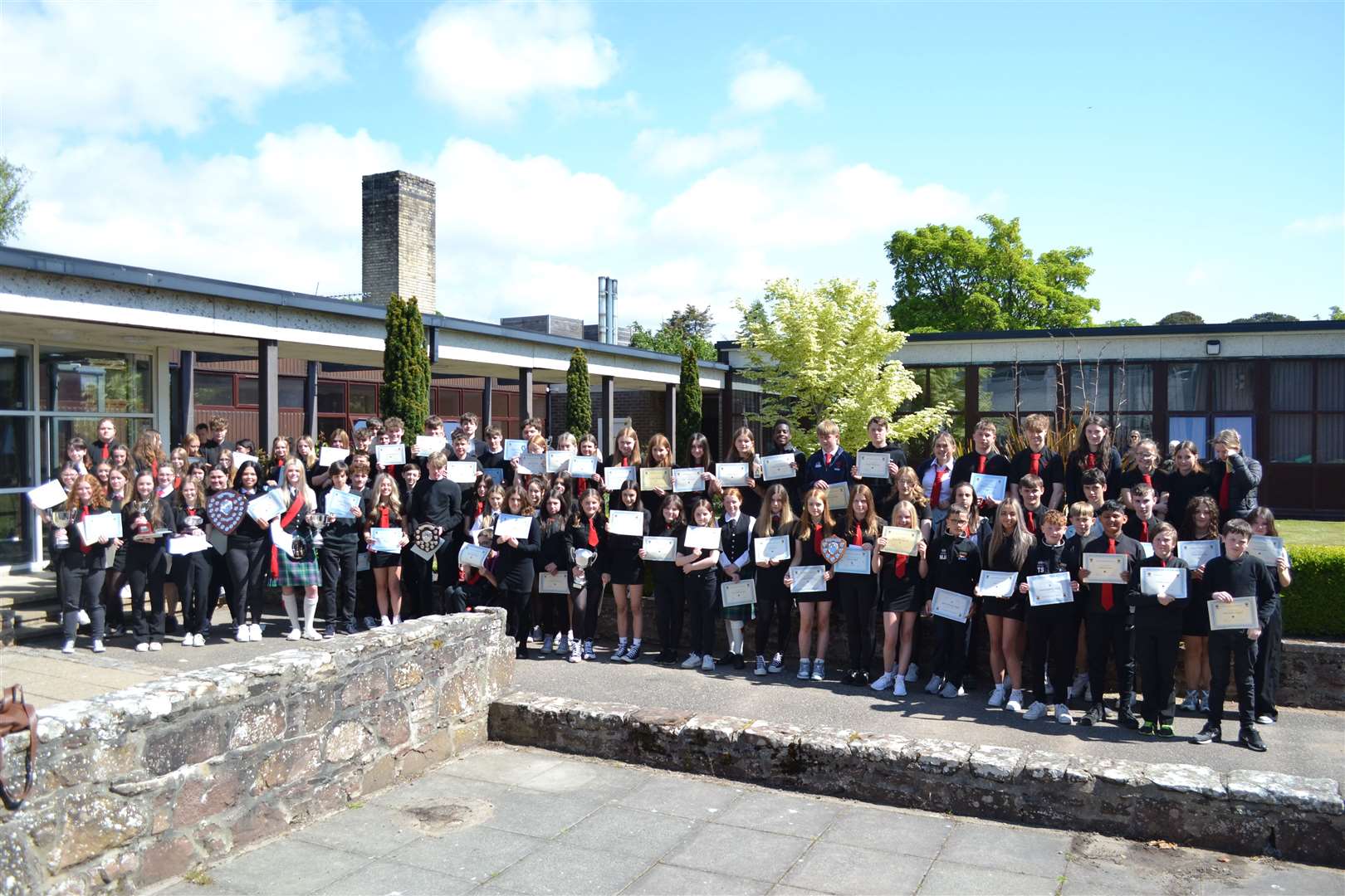 The school celebrated pupils’ achievements at an awards ceremony last month.