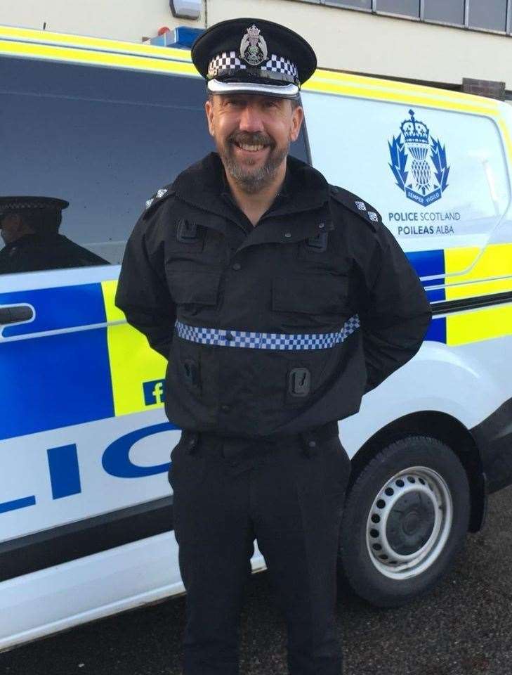 Inspector James Rice will be heading police teams in Sutherland and Easter Ross.