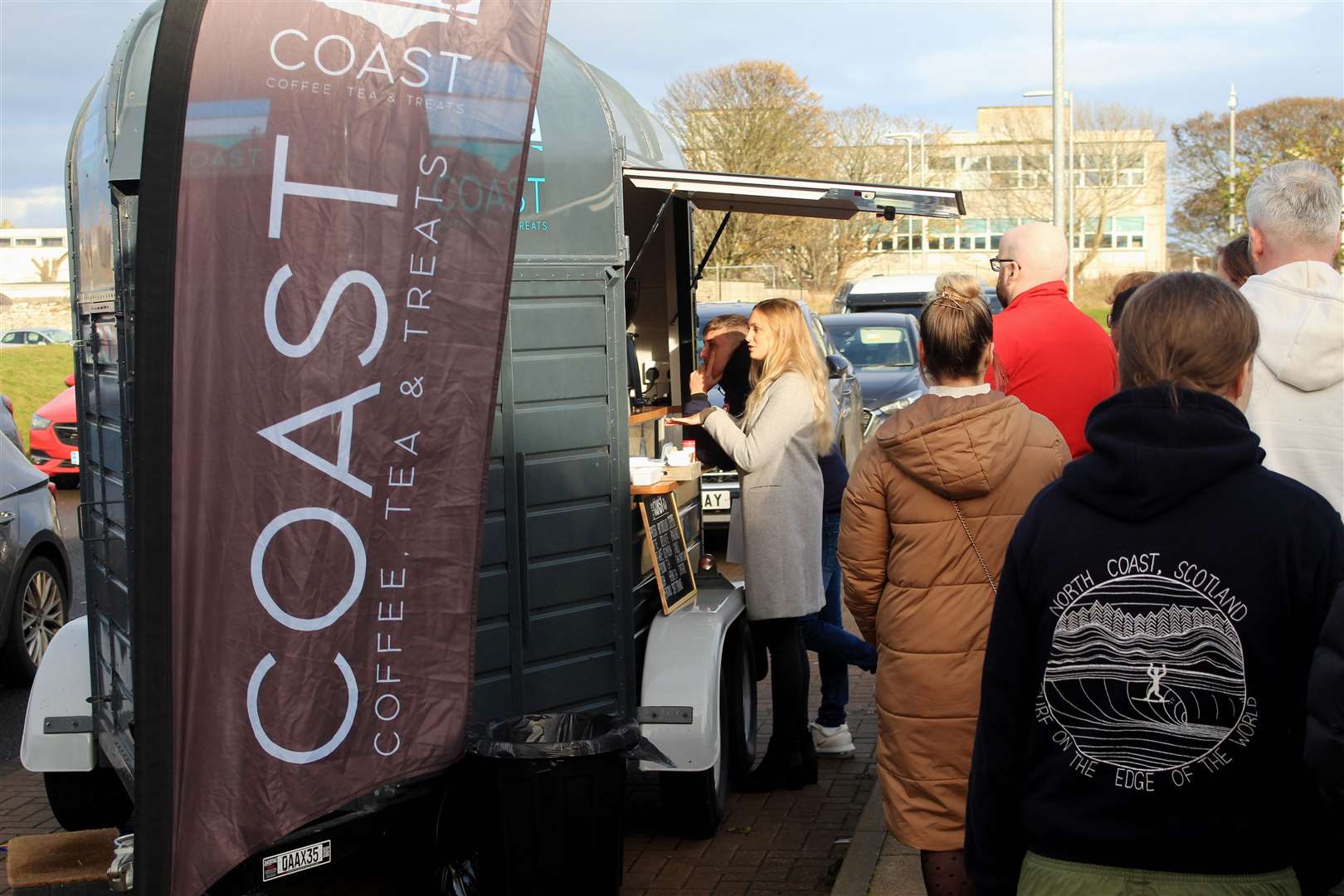 The Coast coffee van was popular with visitors to Taste North. Picture: Alan Hendry