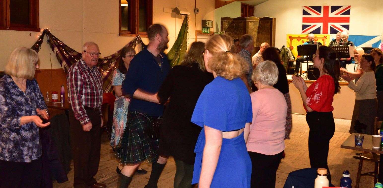 There was a lively ceilidh at Culrain and District Hall last Saturday with music from the Rogart Dolls Ceilidh Band.