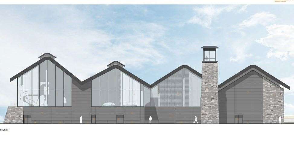 The striking design features a three-storey distillery complete with viewing tower taking in the scenic coast. The distillery will include a reception, shop, private guest bar, dining facilities and conference suite.