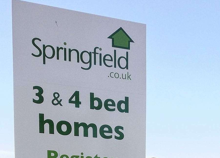 The street is at Springfield Properties new development at Dornoch.