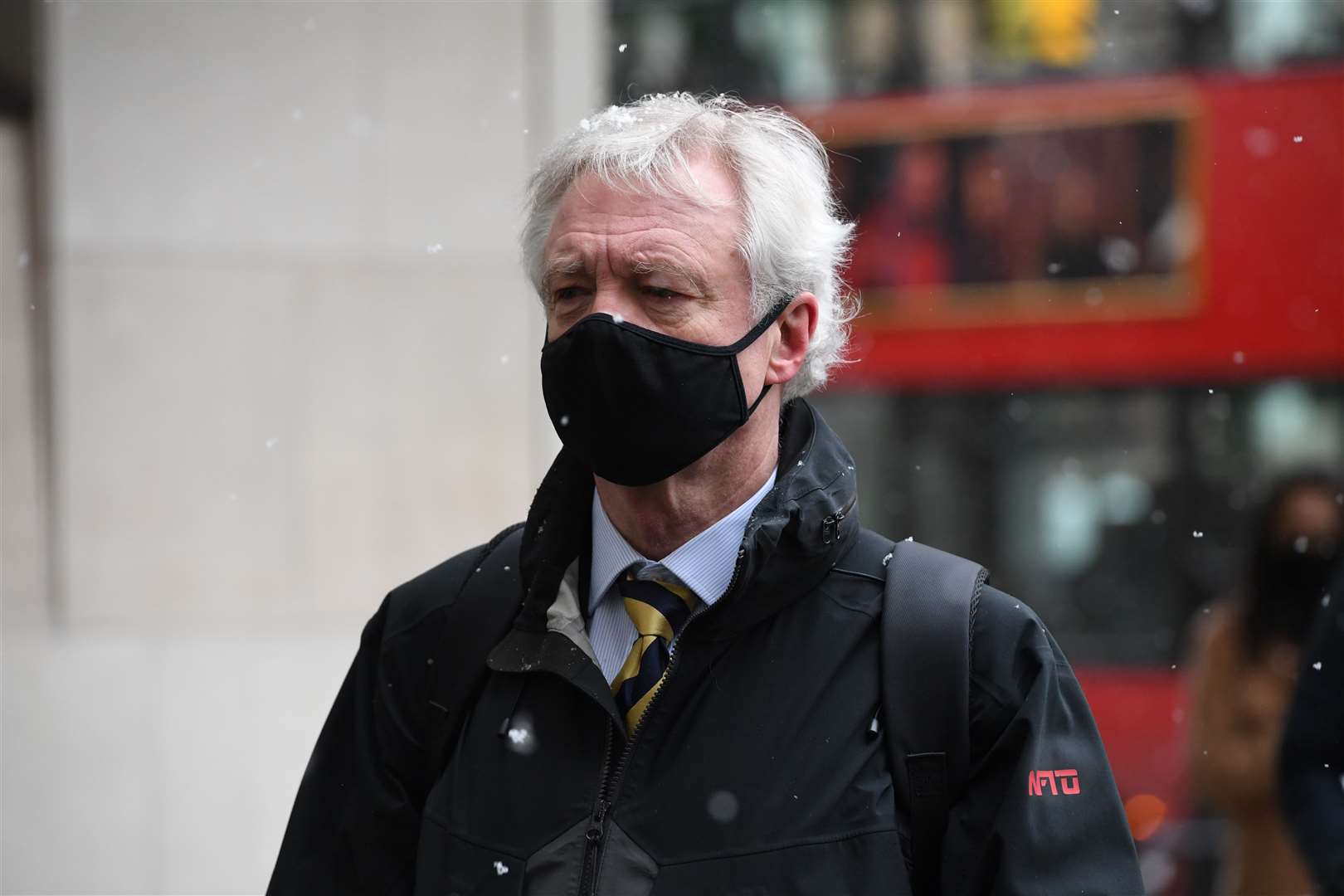 Former Brexit secretary David Davis arriving at Westminster Magistrates’ Court for the extradition hearing of Michael Lynch (Kirsty O’Connor/PA)