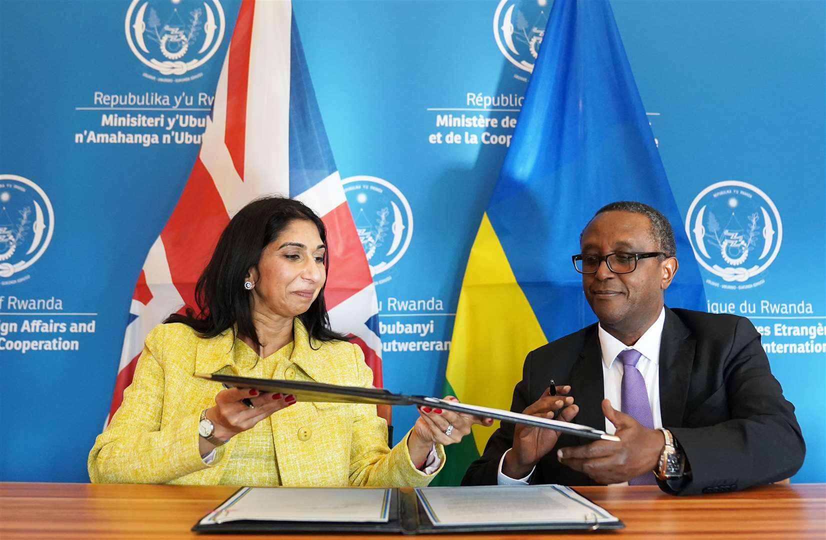 Former home secretary Suella Braverman described the Rwanda plan as ‘fatally flawed’ (Stefan Rousseau/PA)